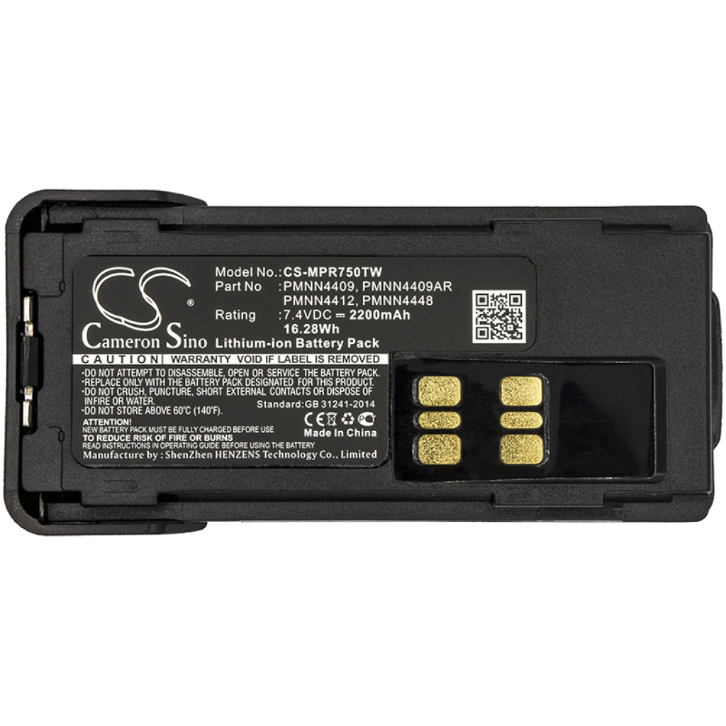 Batterij voor tweerichtingsradio Motorola DP4601