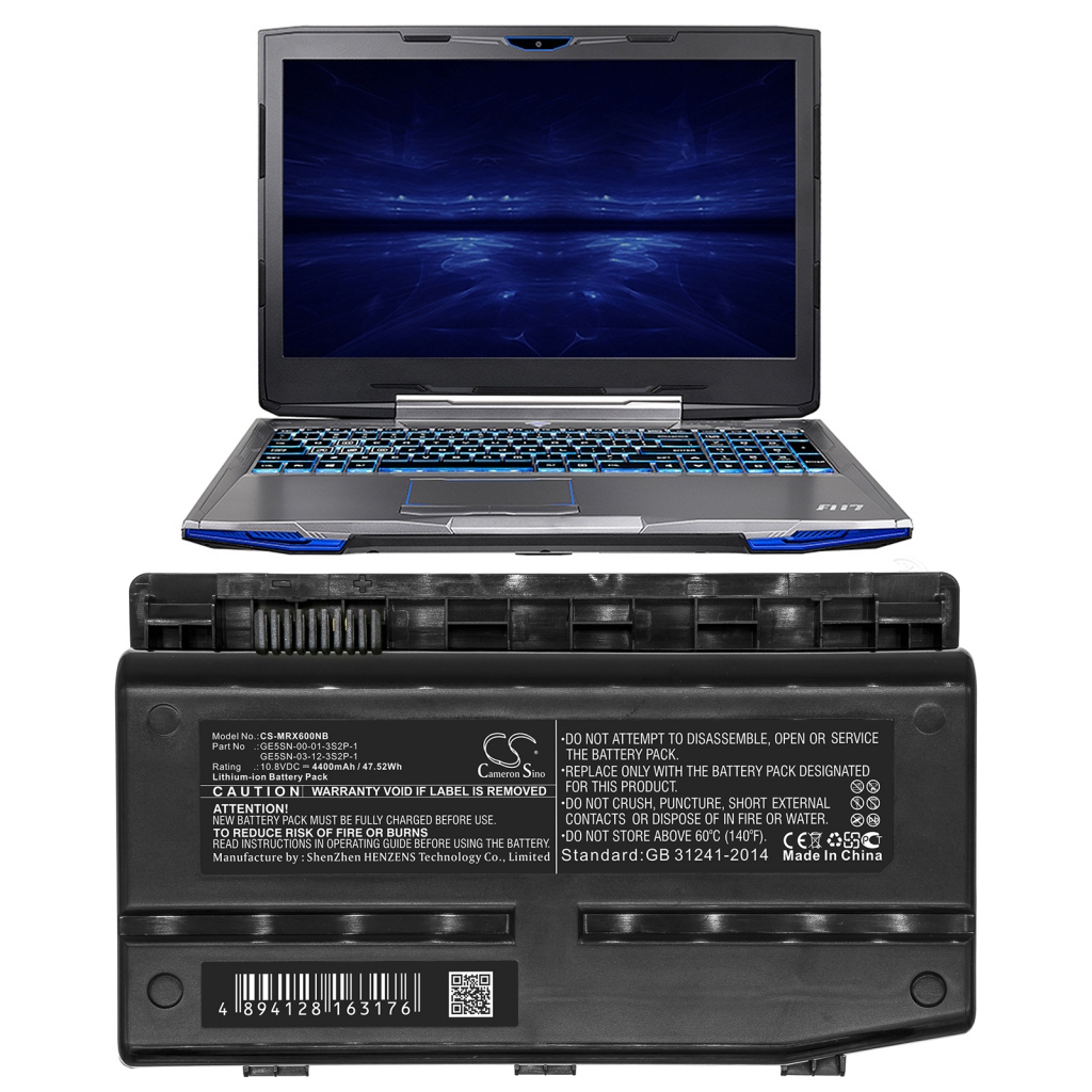 Notebook batterij Mechrevo MR X6Ti-M6 (CS-MRX600NB)