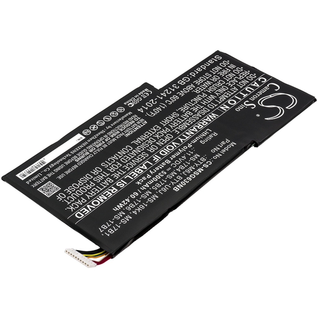 Notebook batterij MSI CS-MSG630NB