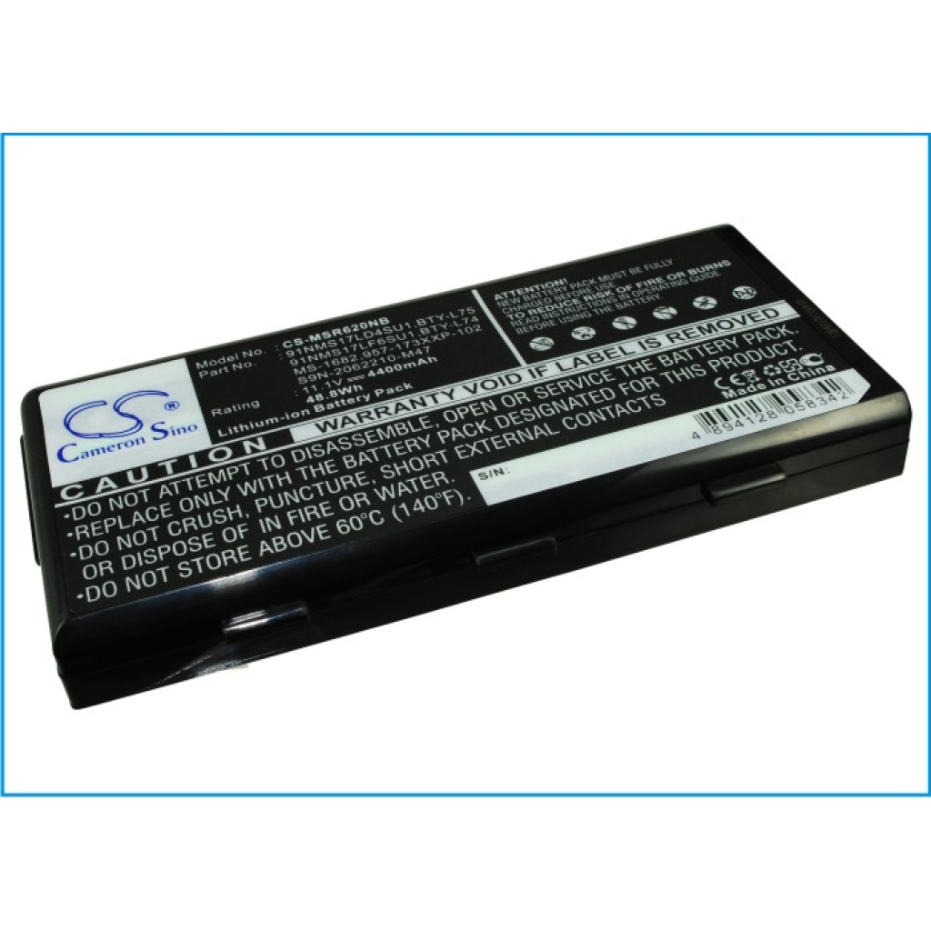 Notebook batterij MSI CX623-014XEU