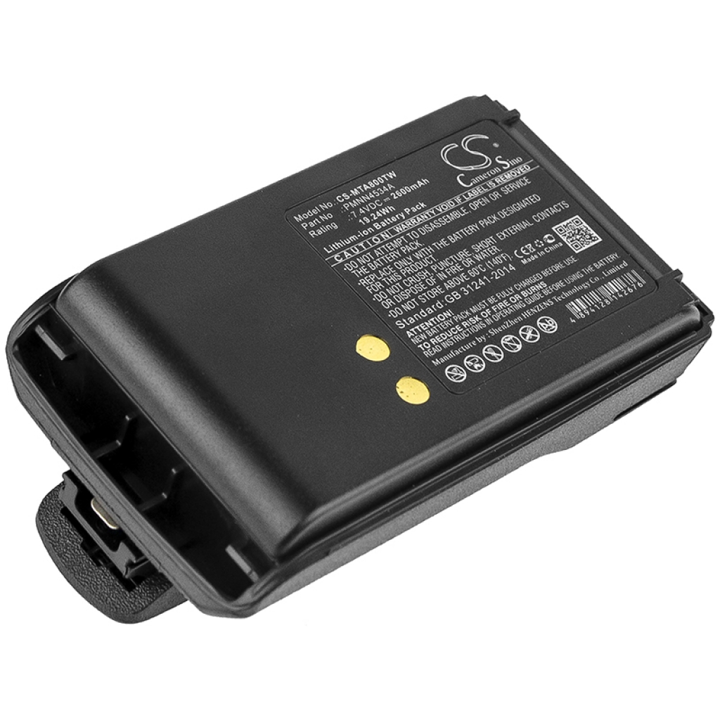 Batterij voor tweerichtingsradio Motorola CS-MTA800TW