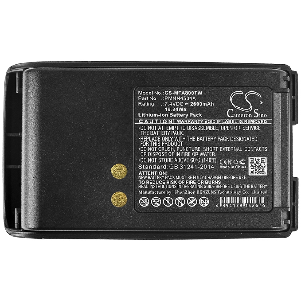 Batterij voor tweerichtingsradio Motorola Mag One A8D (CS-MTA800TW)