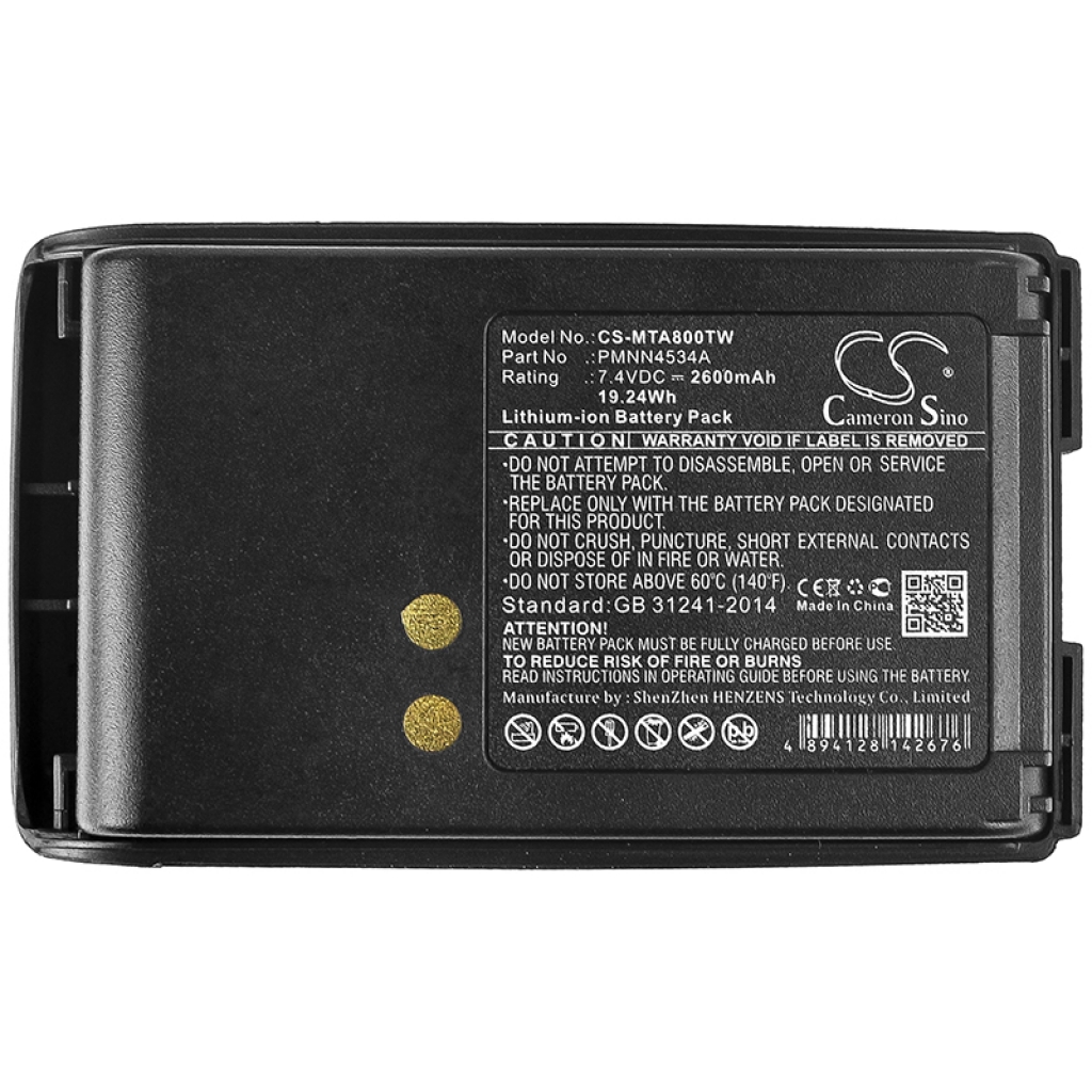 Batterij voor tweerichtingsradio Motorola Mag One A8