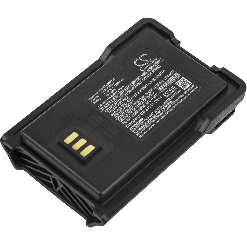 Batterij voor tweerichtingsradio Motorola CS-MTC590TW