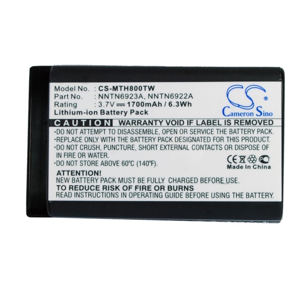 Batterij voor tweerichtingsradio Motorola DTR650 (CS-MTH800TW)