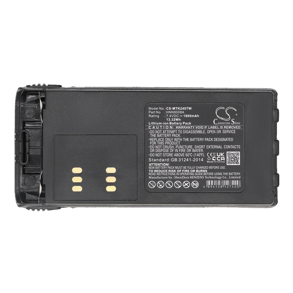 Batterij voor tweerichtingsradio Motorola MTX8250.LS