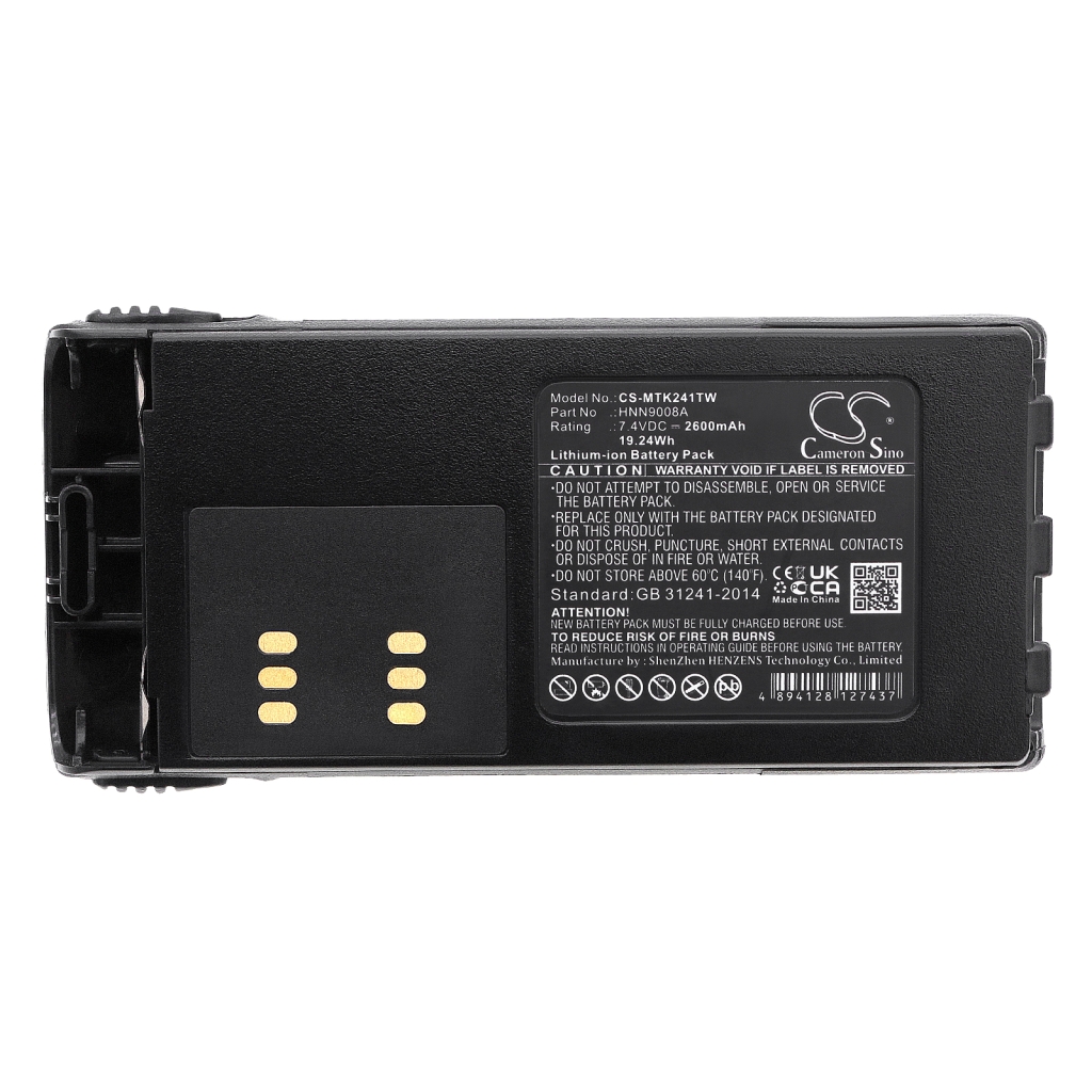 Batterij voor tweerichtingsradio Motorola GP540