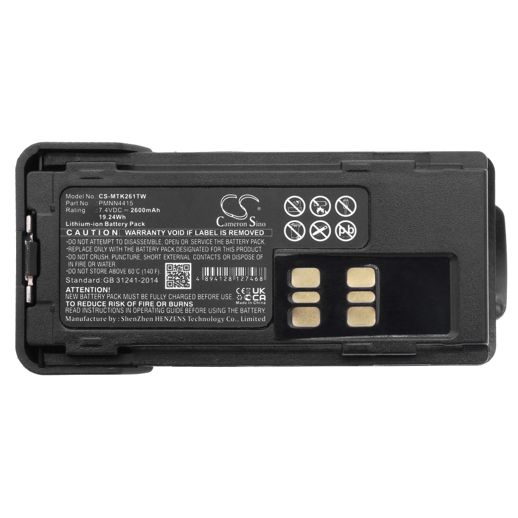 Batterij voor tweerichtingsradio Motorola XPR3300e