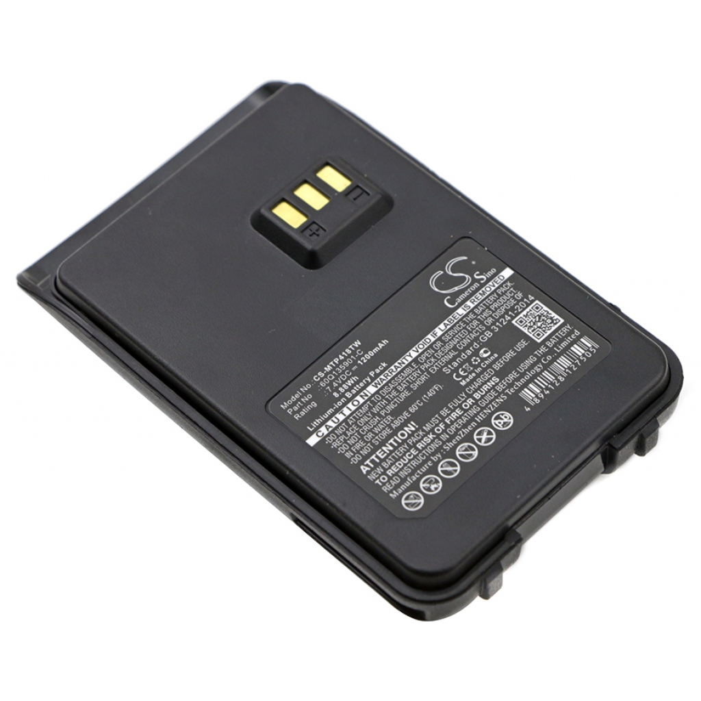 Batterij voor tweerichtingsradio Motorola CS-MTP418TW