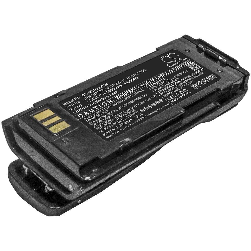 Batterij voor tweerichtingsradio Motorola MTP8500