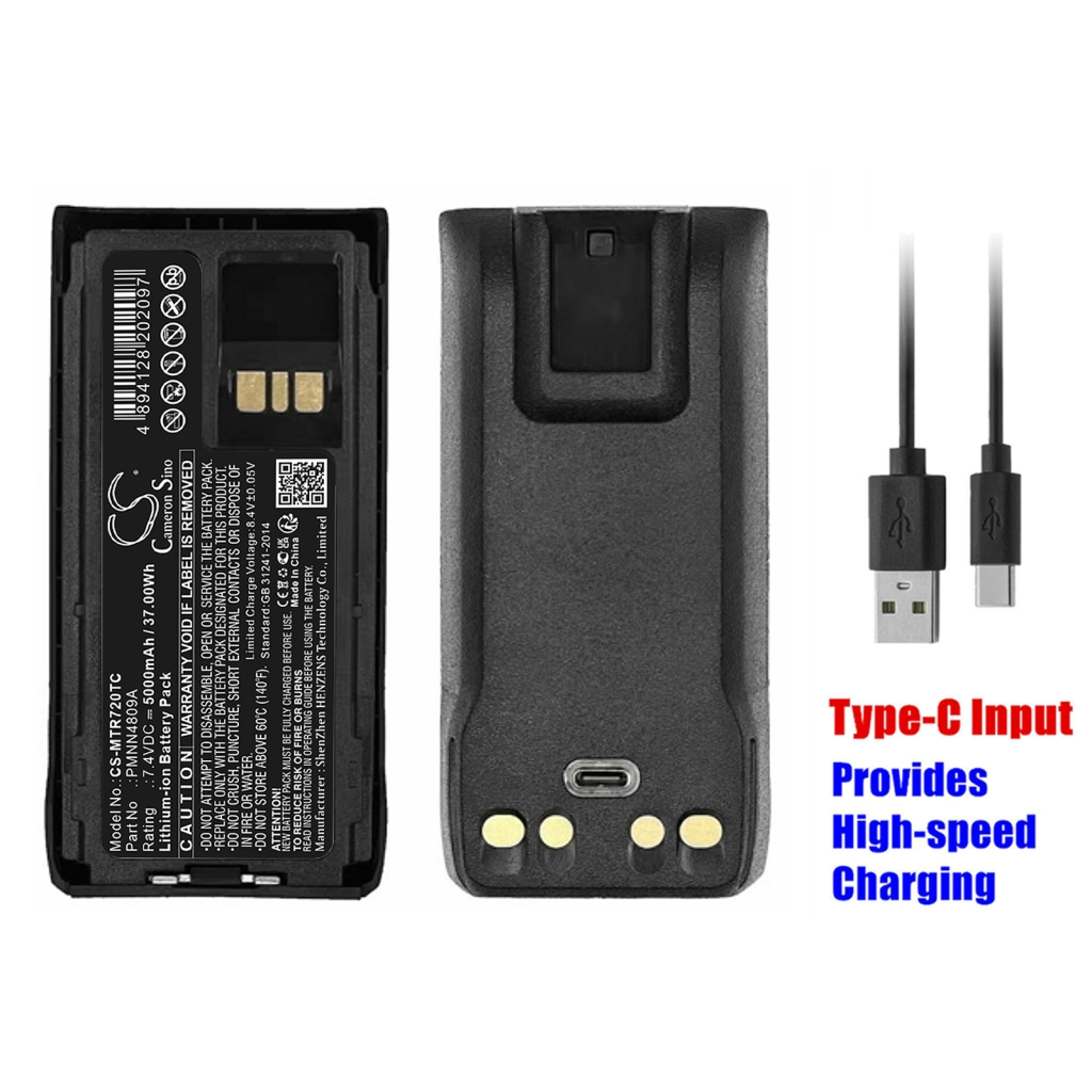 Batterij voor tweerichtingsradio Motorola CS-MTR720TC