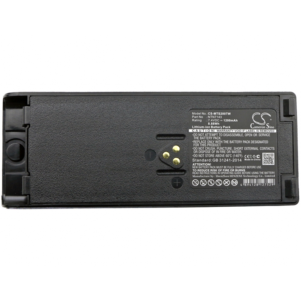 Batterijen Vervangt NTN7144B