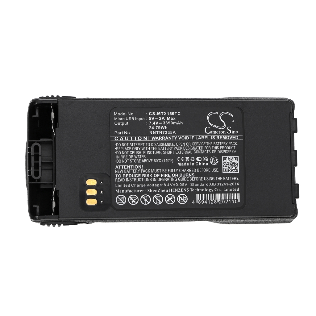 Batterij voor tweerichtingsradio Motorola Radius P25