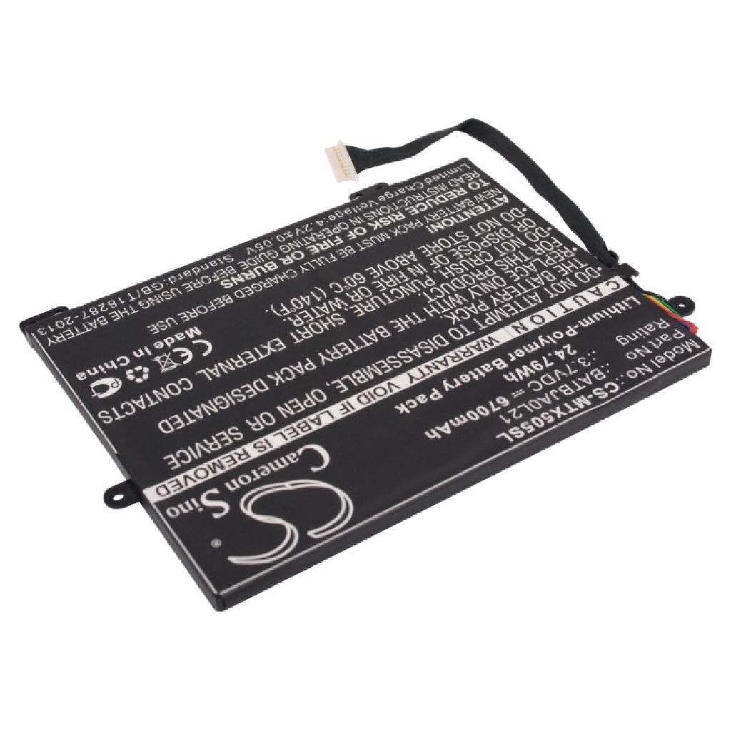 Tablet batterijen Motorola CS-MTX505SL