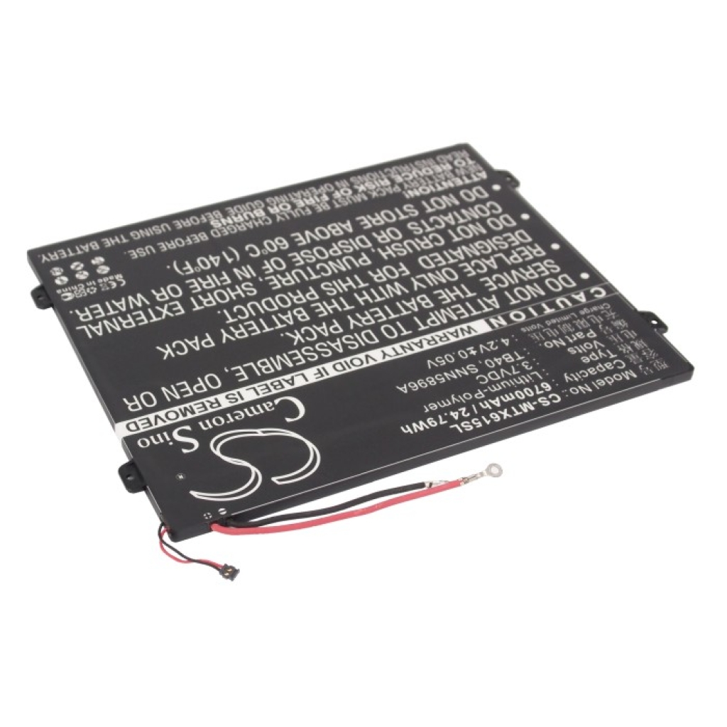 Tablet batterijen Motorola CS-MTX615SL