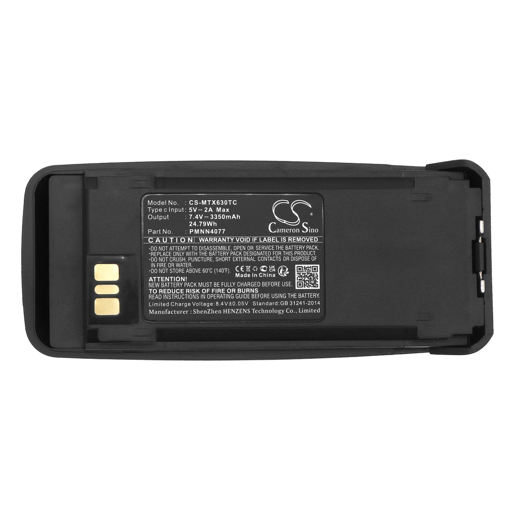 Batterij voor tweerichtingsradio Motorola XPR6350