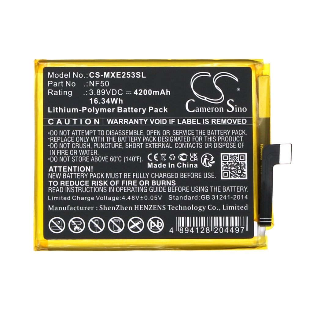 Batterij voor mobiele telefoon Motorola CS-MXE253SL