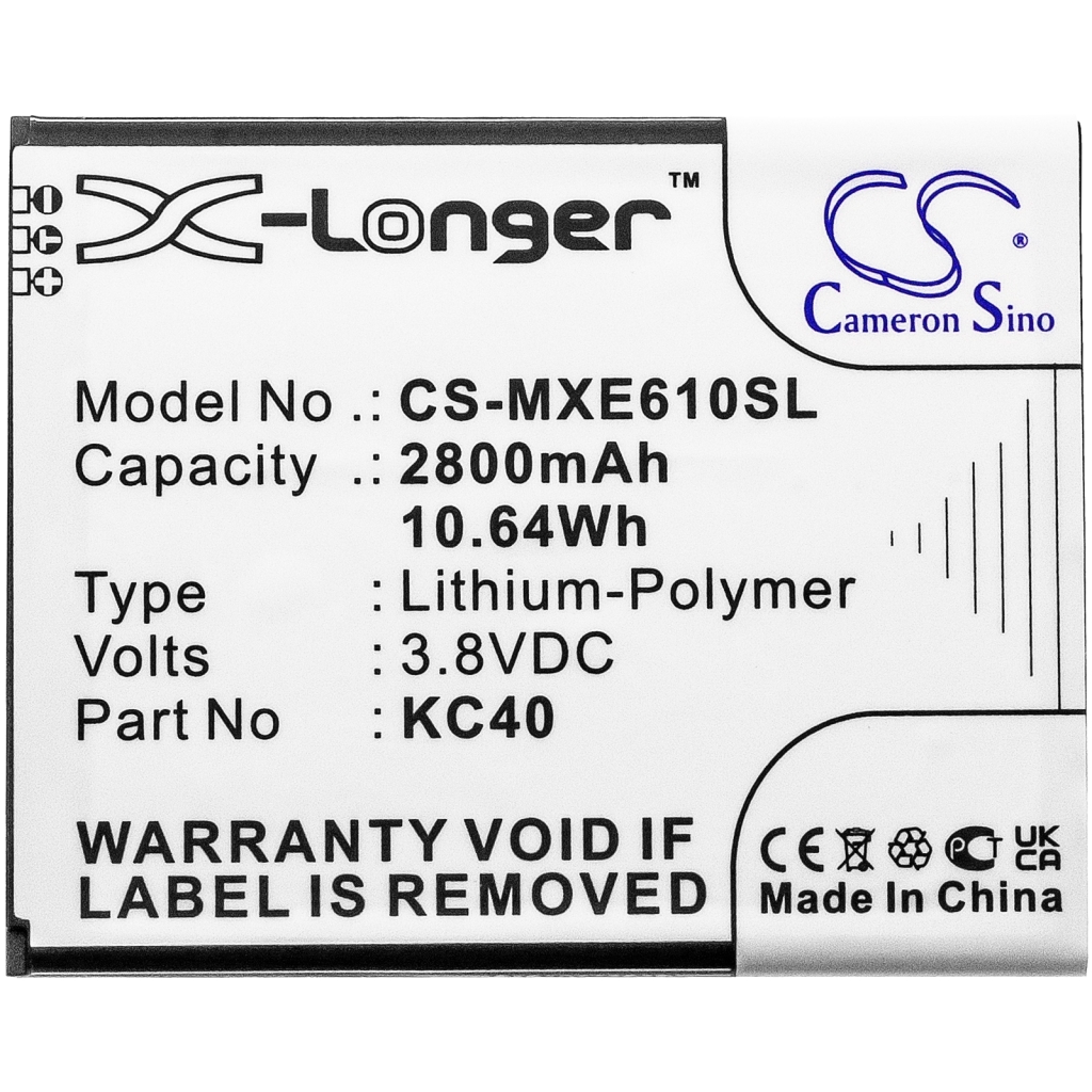 Batterij voor mobiele telefoon Motorola CS-MXE610SL