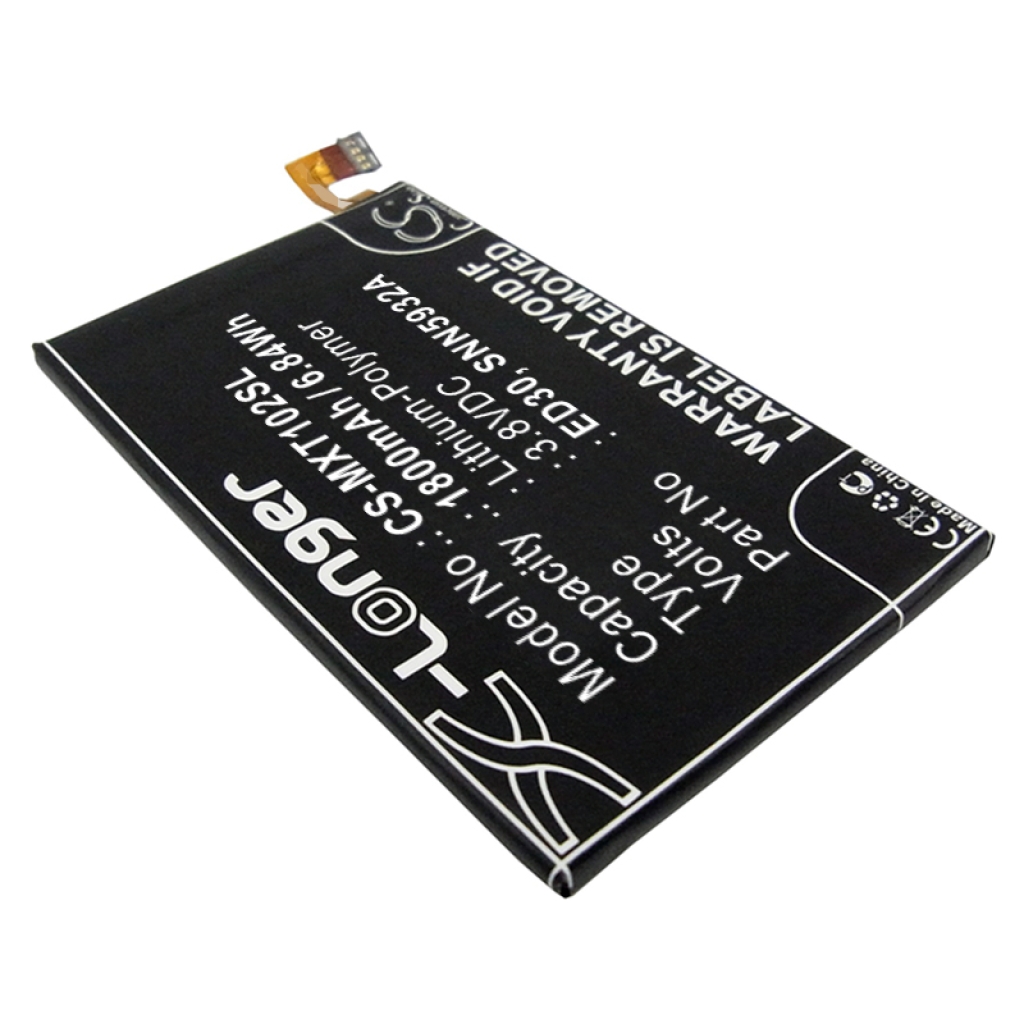 Batterij voor mobiele telefoon Motorola CS-MXT102SL