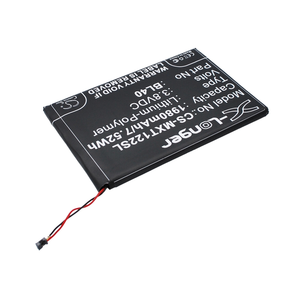 Batterij voor mobiele telefoon Motorola CS-MXT122SL