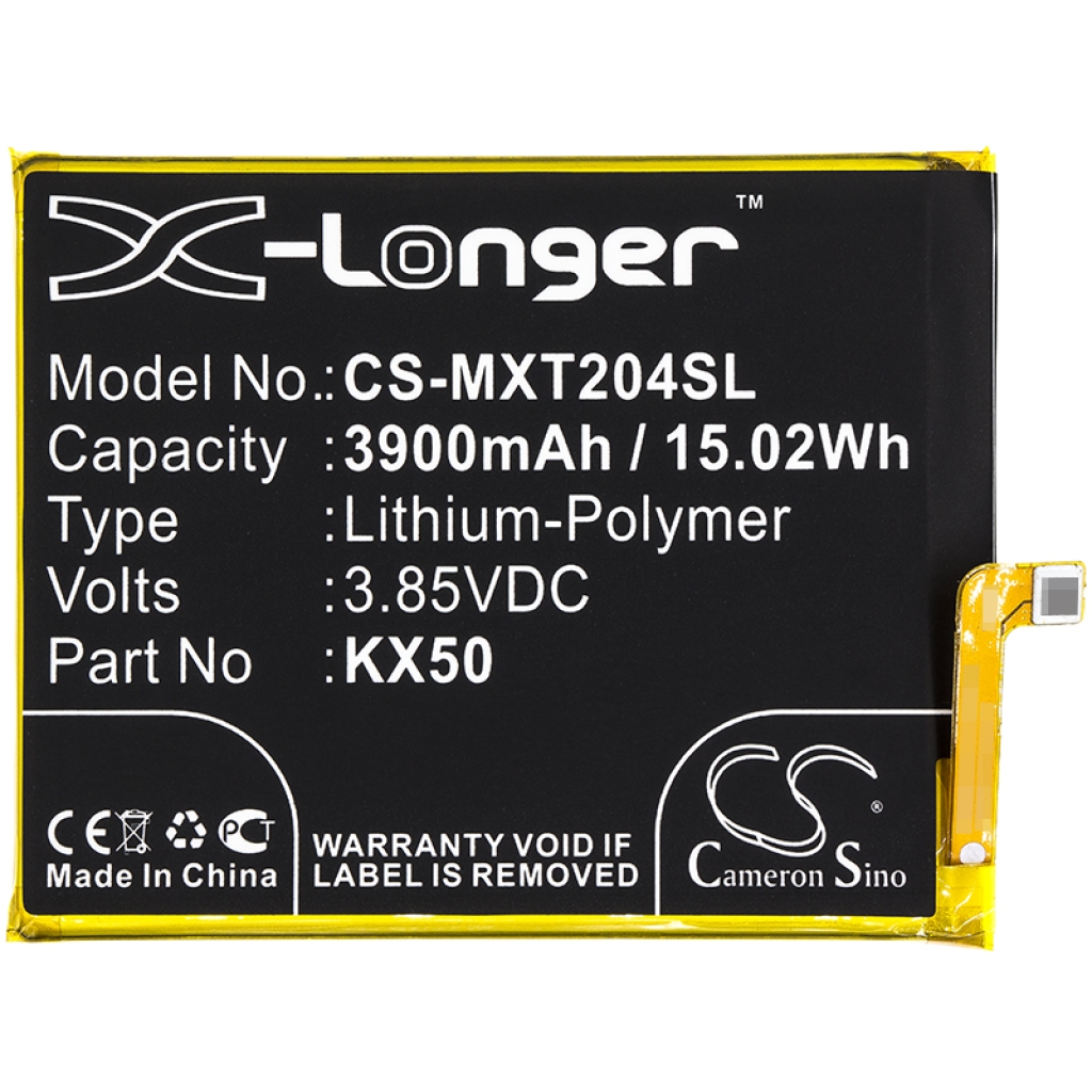 Compatibele batterijvervanging voor Motorola KX50