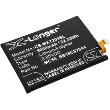 Compatibele batterijvervanging voor Motorola MC50,SB18C87844