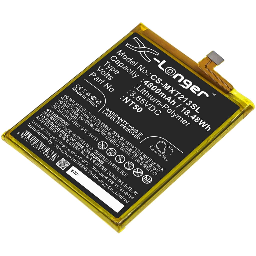 Batterij voor mobiele telefoon Motorola CS-MXT213SL