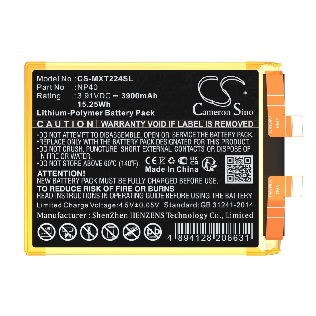 Batterijen Vervangt SB18D50730