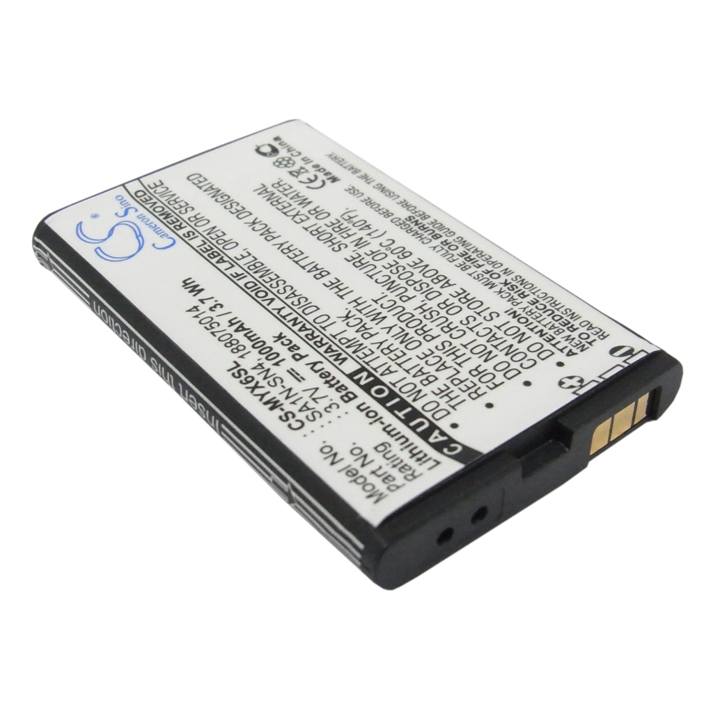 Batterij voor mobiele telefoon Sagem CS-MYX6SL