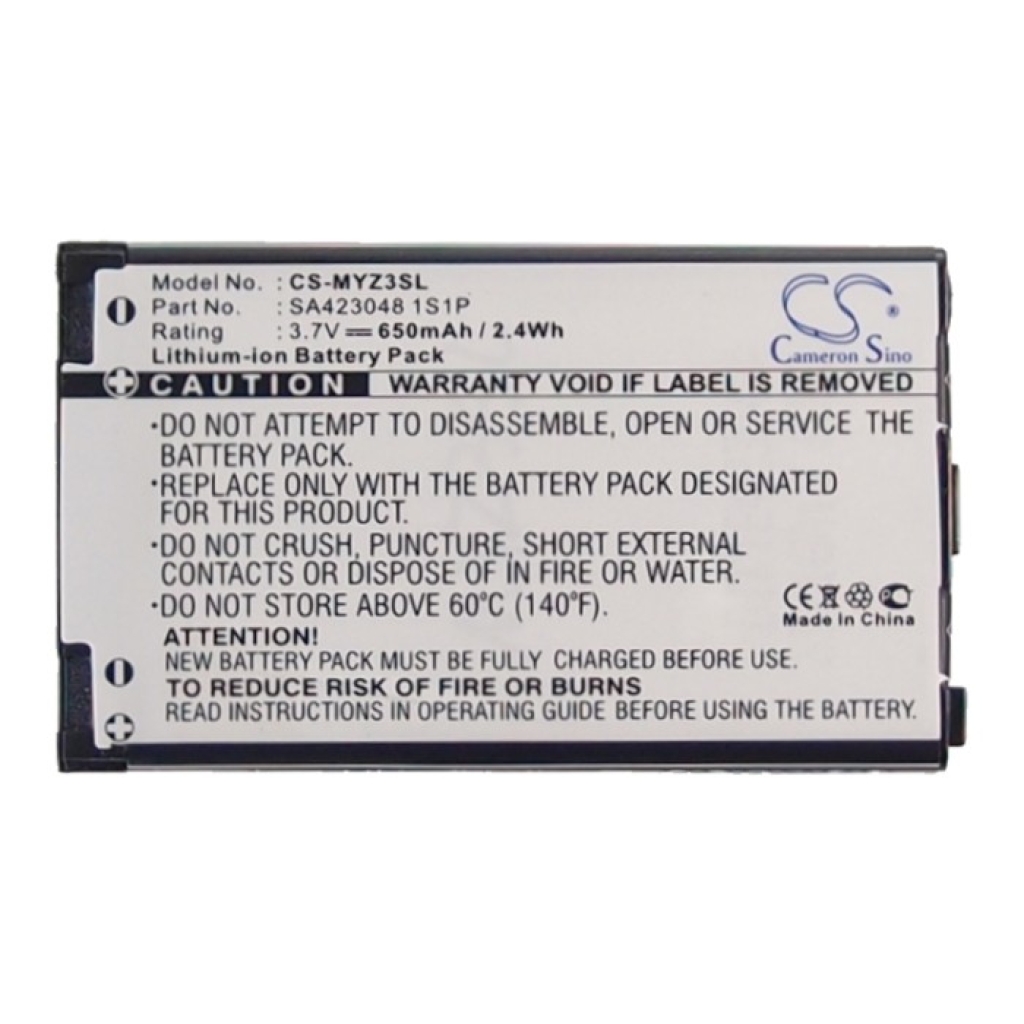 Batterijen Vervangt SA423048 1S1P