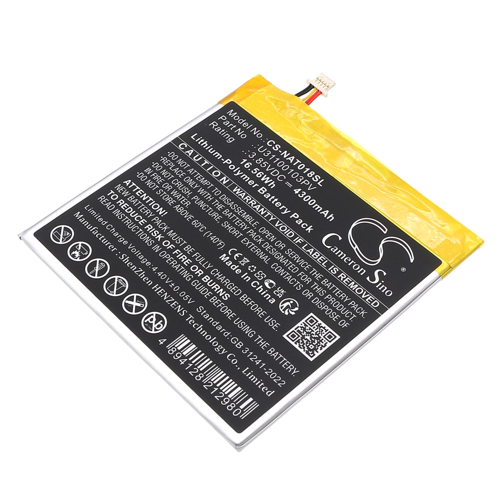 Tablet batterijen Onn CS-NAT018SL