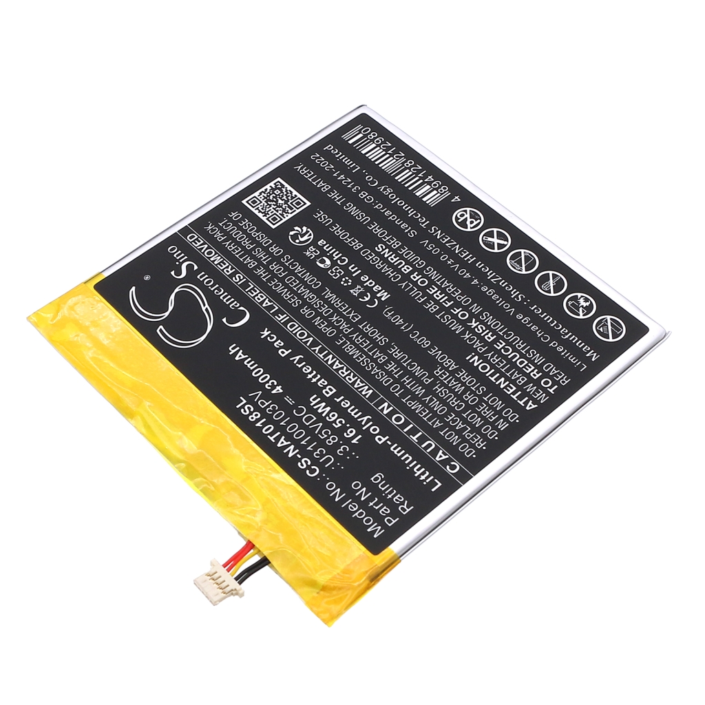 Tablet batterijen Onn CS-NAT018SL