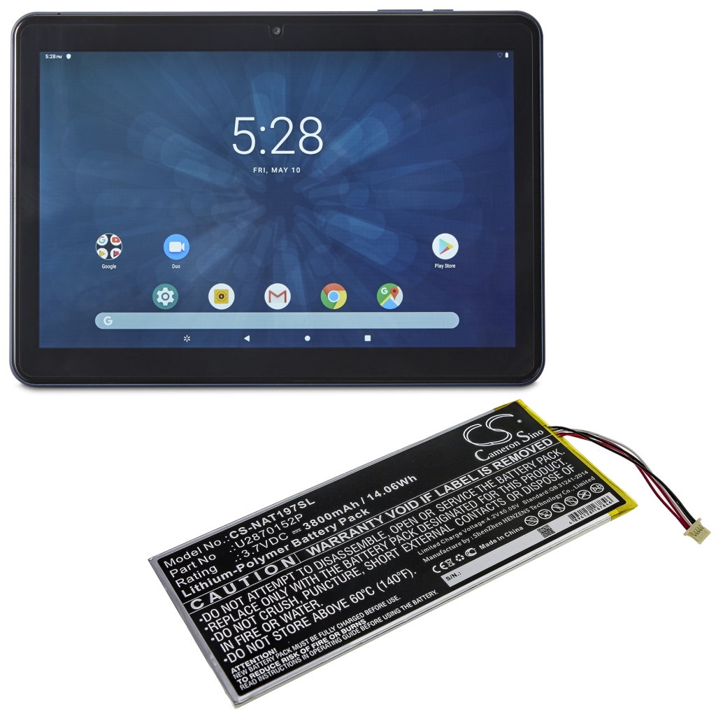 Tablet batterijen Onn CS-NAT197SL