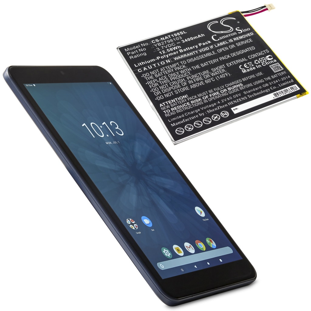 Tablet batterijen Onn CS-NAT198SL