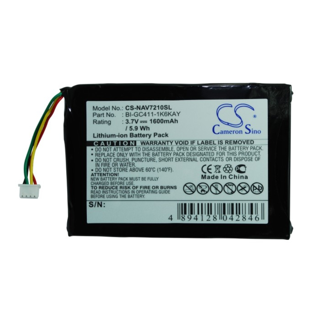 GPS, Navigator Batterij Navigon CS-NAV7210SL