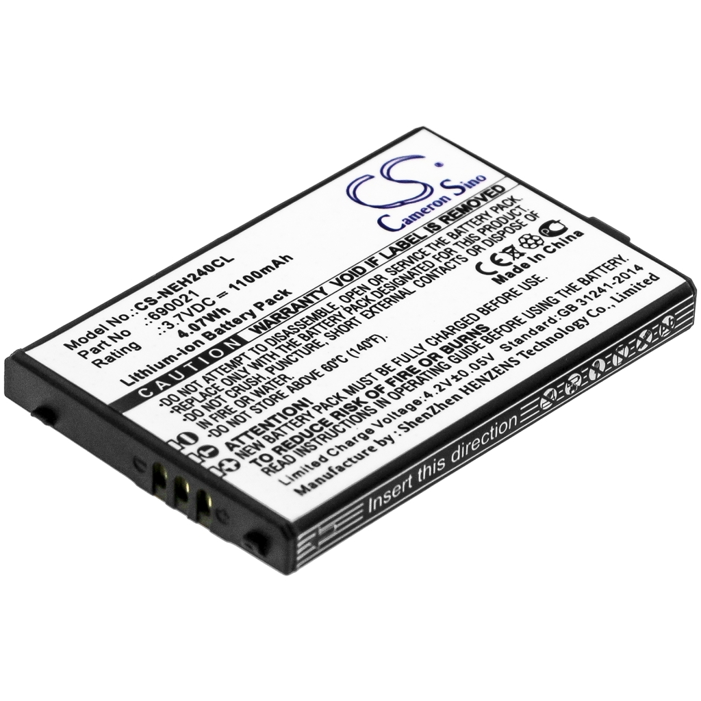 Draadloze telefoon batterij NEC CS-NEH240CL