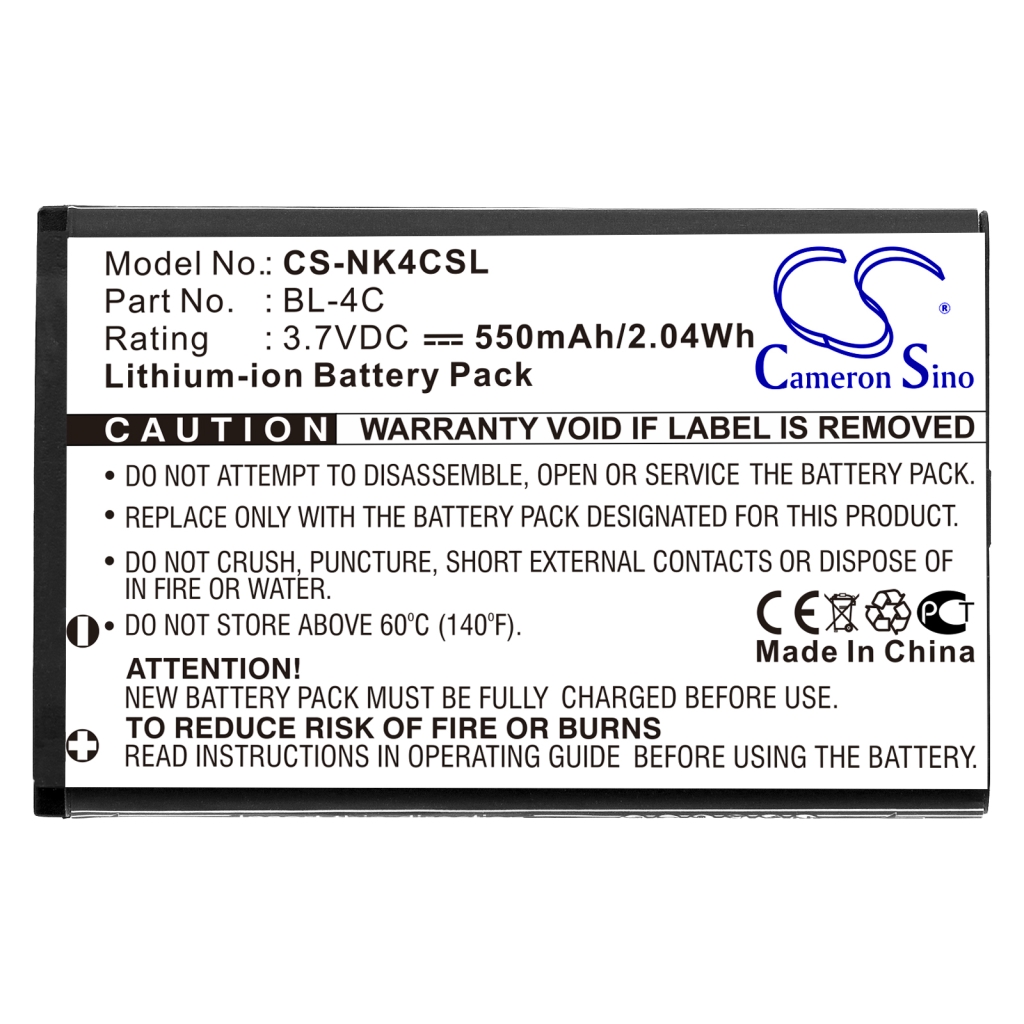 Batterij voor camera SVP CS-NK4CSL