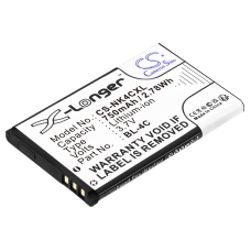 Compatibele batterijvervanging voor Nokia BBA-07,BK-BL-4C,BL-4C,C4C08T,C4C50T...