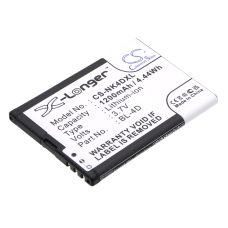 Compatible battery replacement for Nokia BL-4D,BL22,C4D10T,ML0639,N4D110J...