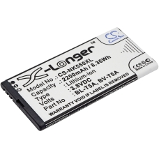 Compatible battery replacement for Nokia BL-T5A,BV-T5A