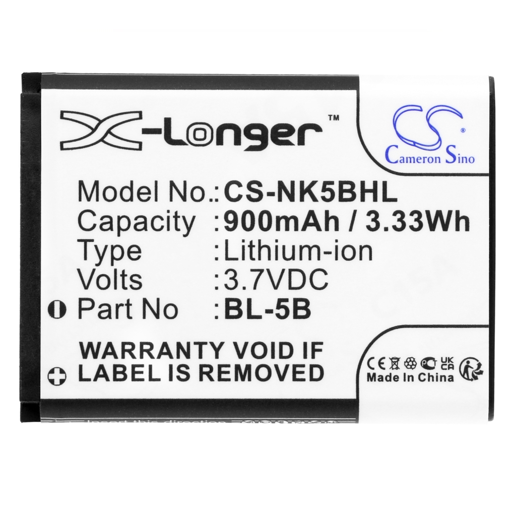 Batterij voor mobiele telefoon Nokia CS-NK5BHL