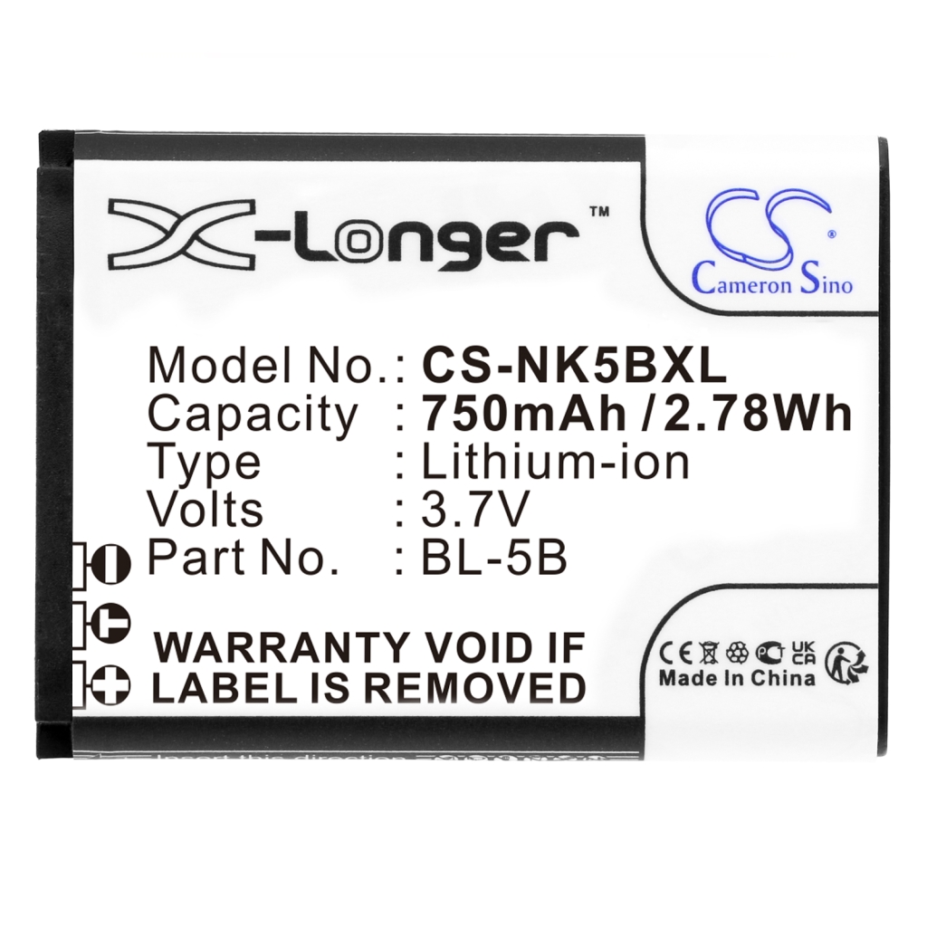 Batterijen Vervangt EZ Digital NV-1