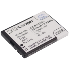 Compatible battery replacement for Nokia BL-5S