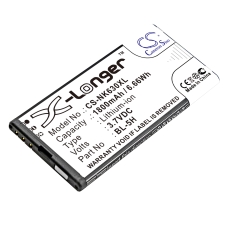 Compatible battery replacement for Nokia BL-5H