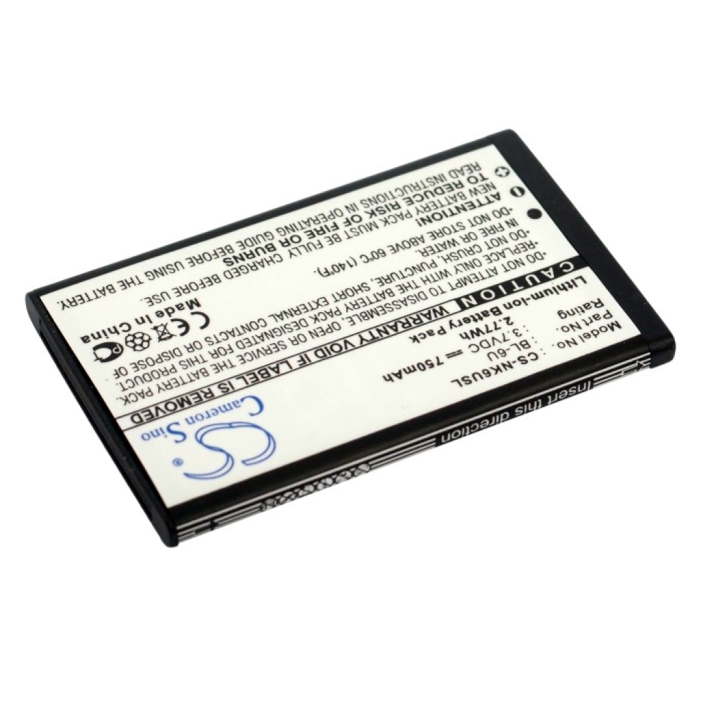 Batterij voor mobiele telefoon Nokia CS-NK6USL