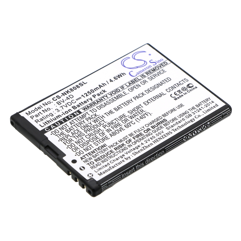 Batterij voor mobiele telefoon Nokia CS-NK808SL