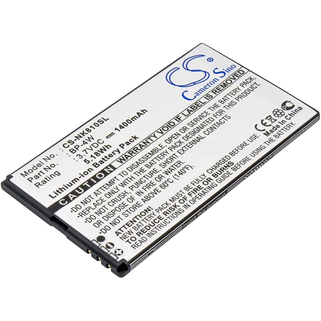 Batterij voor mobiele telefoon Nokia CS-NK810SL