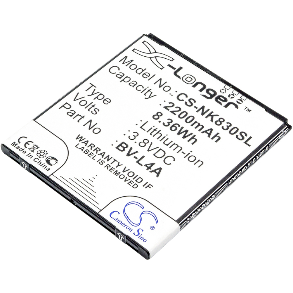 Batterij voor mobiele telefoon Microsoft RM-983 (CS-NK830SL)