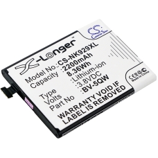 Compatible battery replacement for Nokia BV-5QW