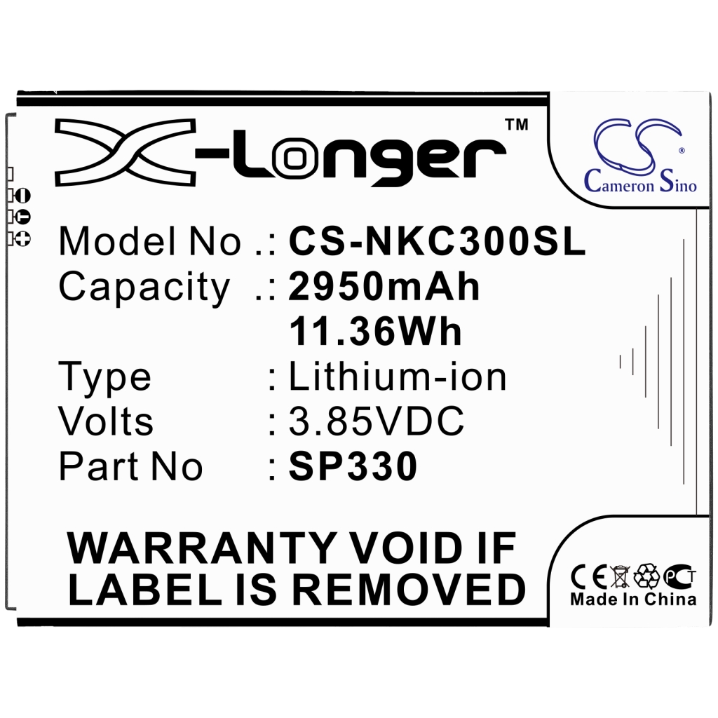 Batterijen Vervangt SP330